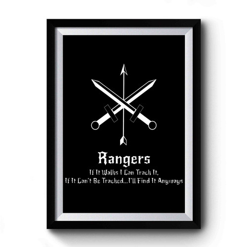 Dnd Inspired Rangers Vintage Art Simple Premium Poster