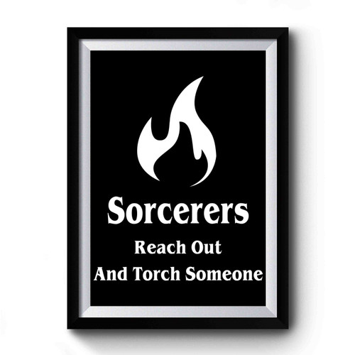 Dnd Inspired Sorcerer Simple Design Premium Poster
