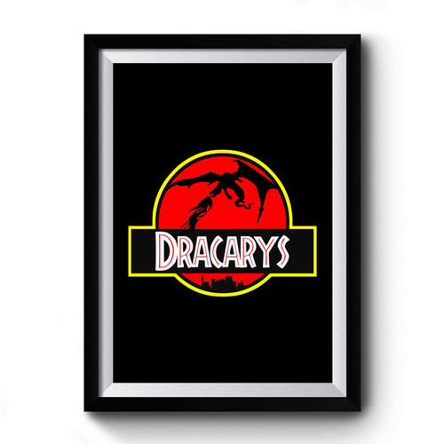 Dracarys Dragon Park Retro Vintage Premium Poster