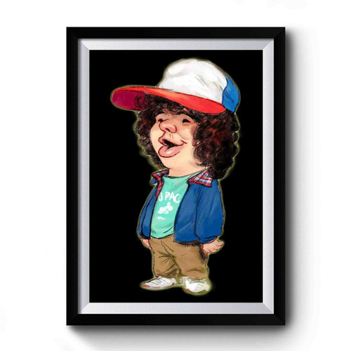 Dustin Stranger Things Vintage Premium Poster