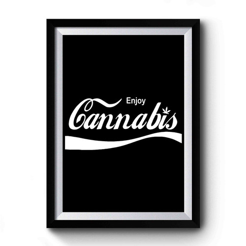 Enjoy Cannabis Simple Art Premium Poster