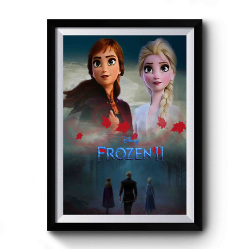 Frozen 2 Retro Vintage Premium Poster