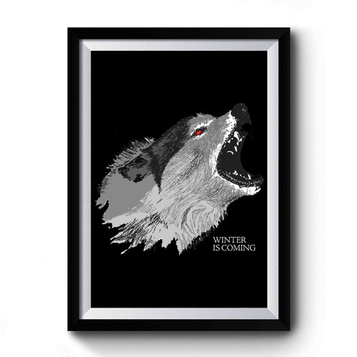 Game Of Thrones Winter Is Coming Vintage Art Premium Poster