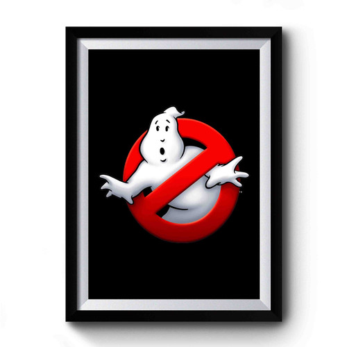 Ghostbusters Logo Design Funny Premium Poster