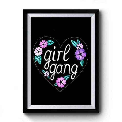Girl Gang Art Vintage Simple Premium Poster