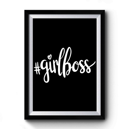 Girlboss Art Retro Premium Poster