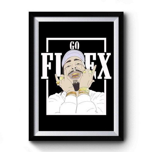 Go Flex Post Malone Vintage Art Simple Premium Poster