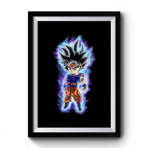 Goku Ultra Instinct Art Vintage Premium Poster