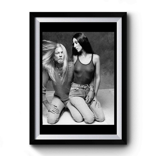 Gregg Allman Cher Brothers Band Vintage Premium Poster