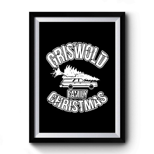 Griswold Family Christmas Art Simple Funny Premium Poster