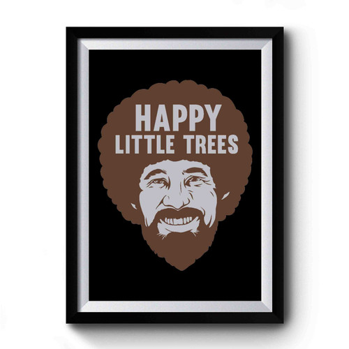 Happy Little Trees Art Vintage Premium Poster