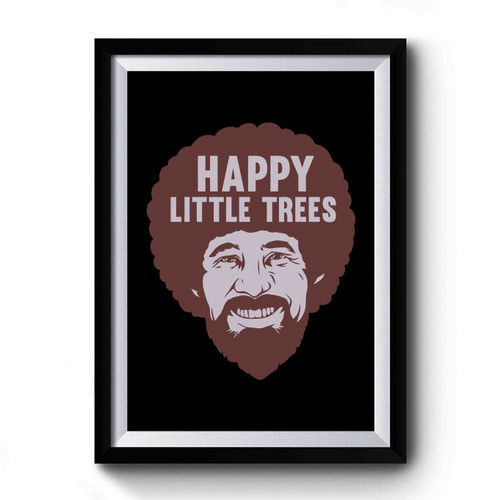 Happy Little Trees Vintage Art Premium Poster