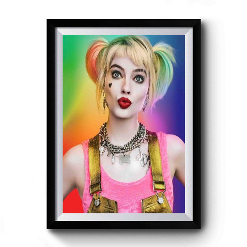 Harley Quinn Birds Of Prey Retro Vintage Premium Poster