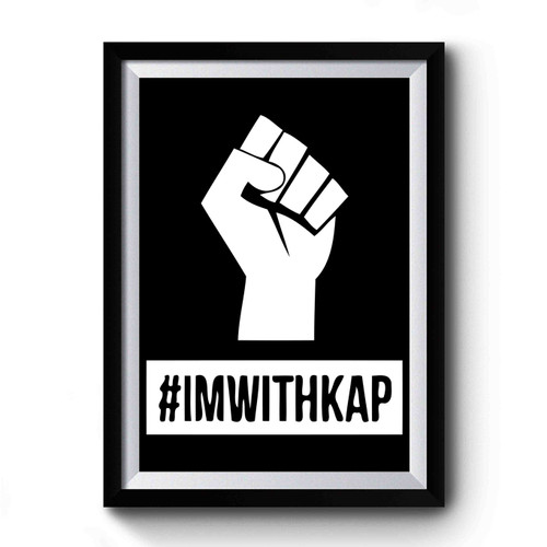 Im With Kap Vintage Art Simple Premium Poster