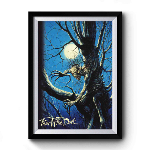 Iron Maiden Fear Of The Dark Art Retro Premium Poster