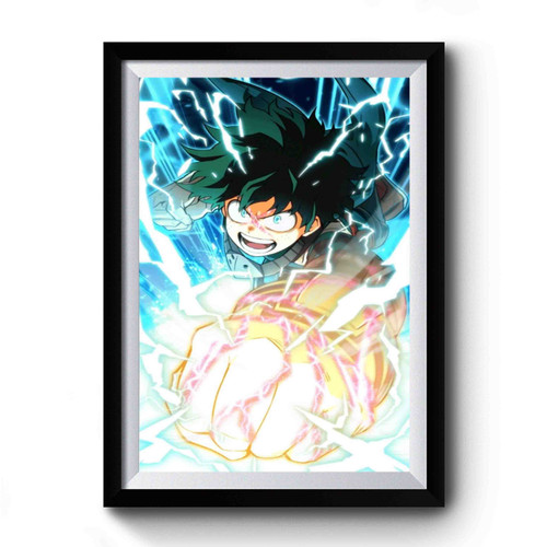 Izuku Midoriya Vintage Retro Premium Poster