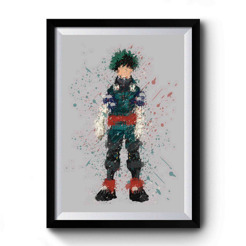 Izuku Midoriya My Hero Academia Graphic Art Simple Premium Poster