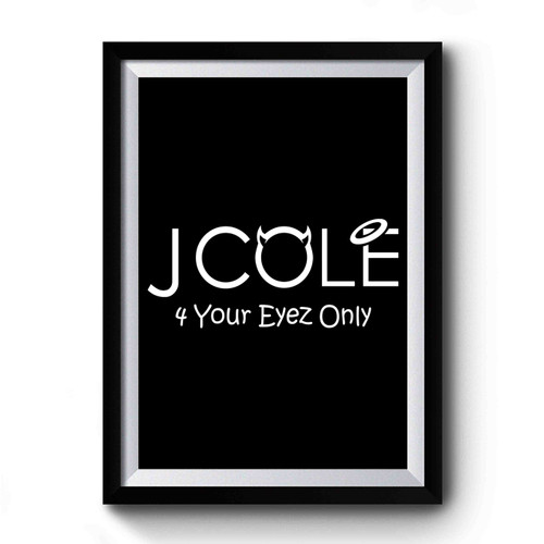 J Cole 4 Your Eyez Only Vintage Art Simple Premium Poster