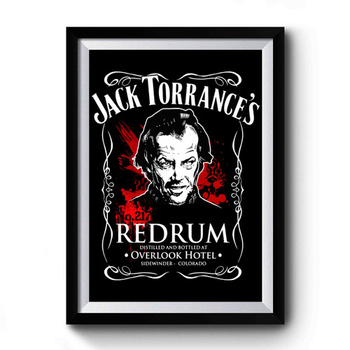 Jack Torrance Redrum Retro Premium Poster