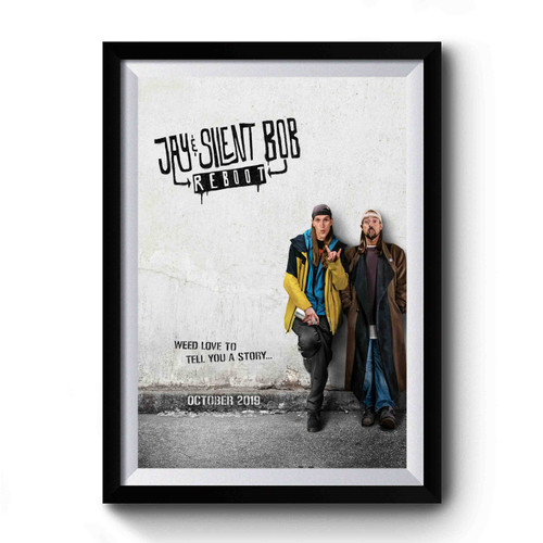Jay And Silent Bob Reboot 2 Design Funny Premium Poster
