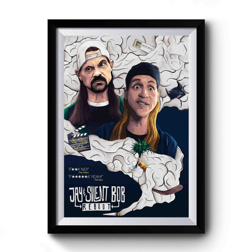 Jay And Silent Bob Reboot 2 Art Funny Premium Poster