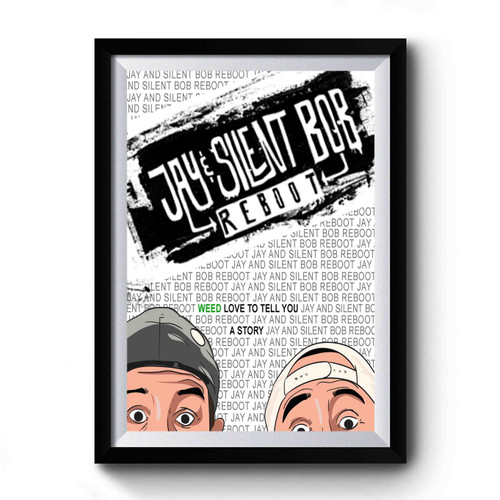 Jay And Silent Bob Reboot 3 Design Art Simple Premium Poster
