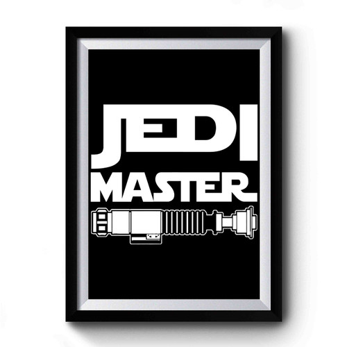 Jedi Master Star Wars Retro Vintage Premium Poster