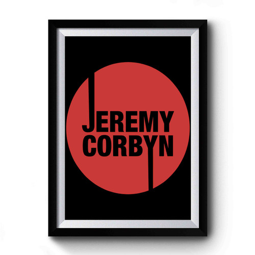 Jeremy Corbyn Retro Premium Poster