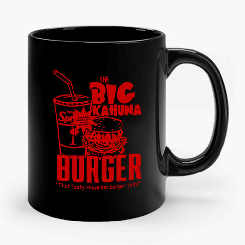 Pulp Fiction 2 Quentin Tarantino Samuel L Jackson Jules Winnfield John Travolta Vincent Vega The Big Kahuna Burger Ceramic Mug