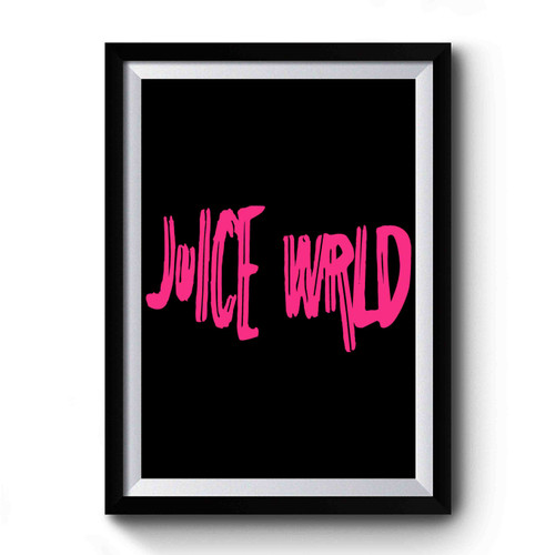 Juice Wrld Hip Hop Design Art Simple Premium Poster