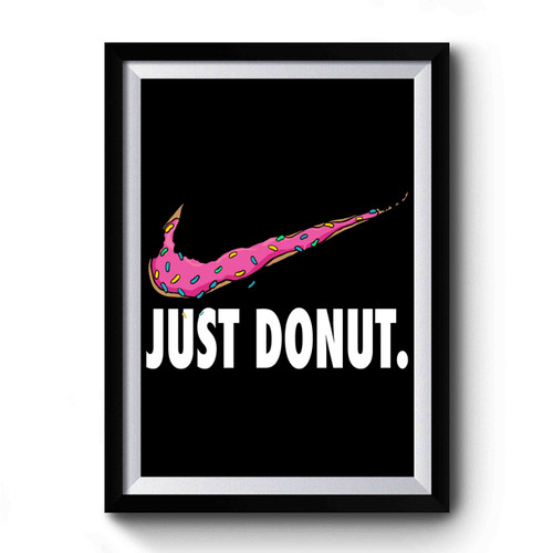 Just Donut Retro Premium Poster