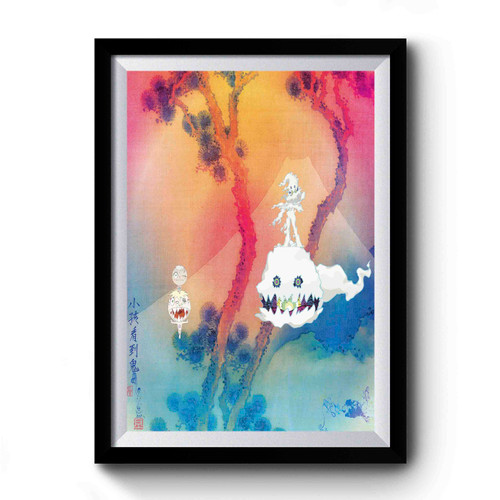 Kanye West Kid Cudi Album Vintage Retro Premium Poster