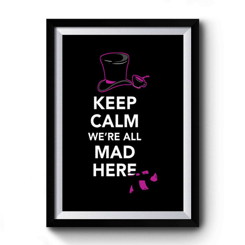 Keep Calm Were Ah Made Here Art Vintage Simple Premium Poster