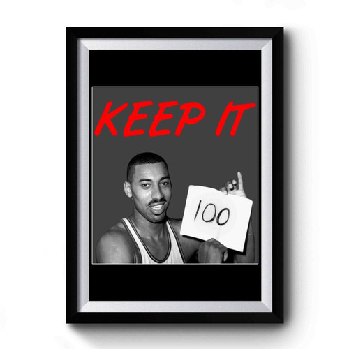 Keep It 100 Design Funny Premium Poster