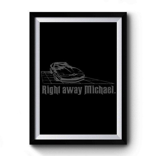 Knight Rider Art Vintage Premium Poster