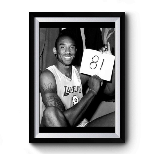Kobe 81 Simple Art Premium Poster
