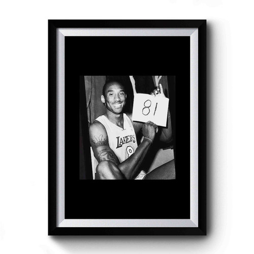 Kobe 81 Art Simple Premium Poster