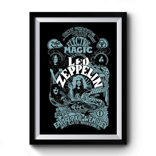 Led Zeppelin Magic Art Retro Premium Poster