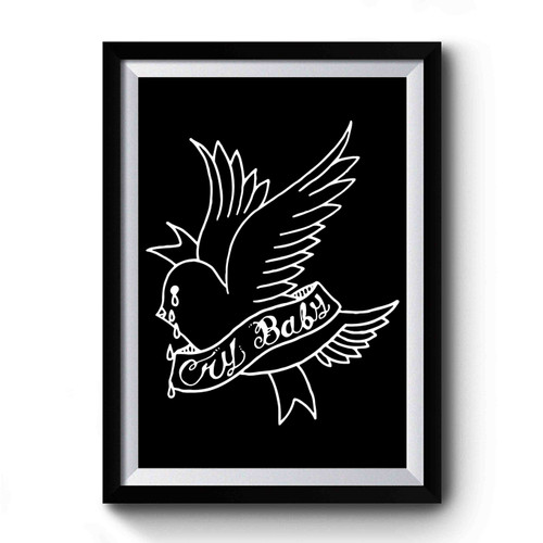 Lil Peep Cry Baby Dove Retro Premium Poster