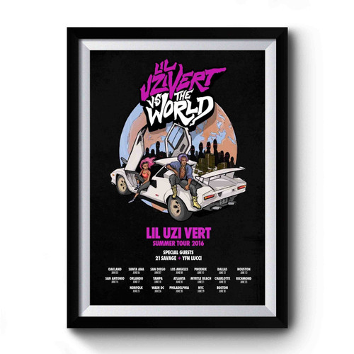 Lil Uzi Vert Vs The World Retro Vintage Premium Poster