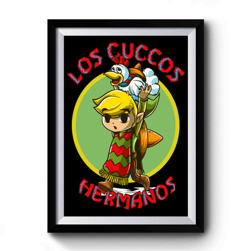 Los Pollos Hermanos Parody Zelda Simple Design Premium Poster