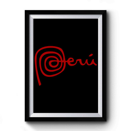 Marca Peru Retro Vintage Premium Poster