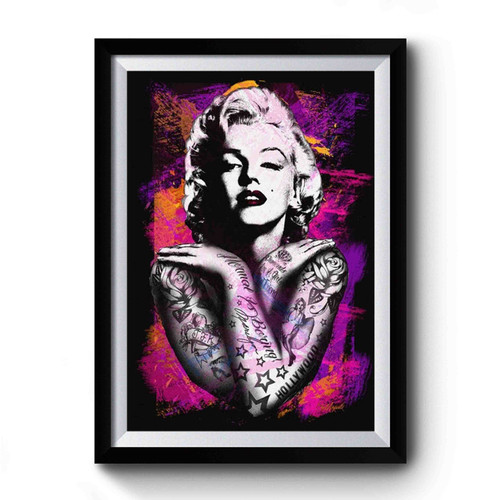 Marilyn Monroe Art Vintage Simple Premium Poster