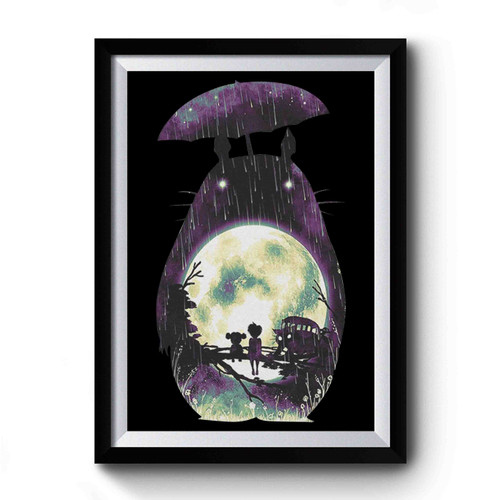 My Neighbor Totoro Retro Vintage Premium Poster