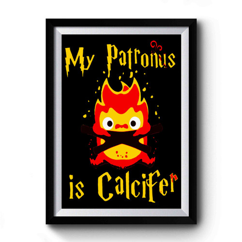 My patronus is calcifer Art Vintage Premium Poster