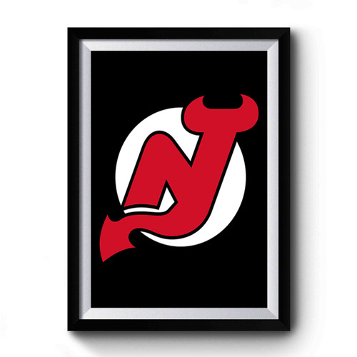 New Jersey Devils Vintage Retro Premium Poster