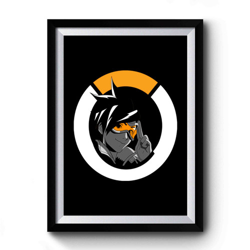 Overwatch Tracer Art Simple Funny Premium Poster
