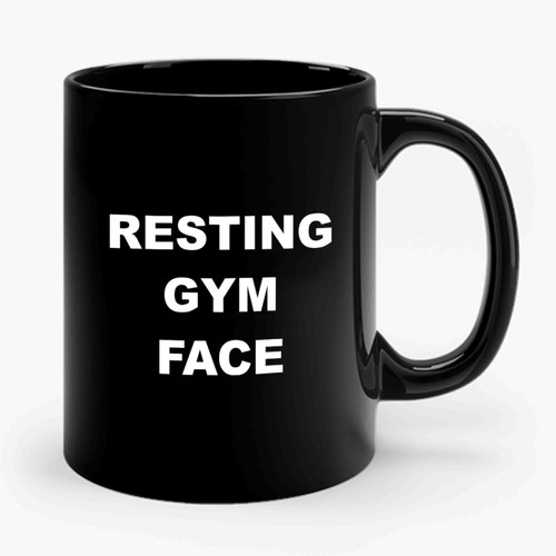 Resting Gym Face Funny Workout Ceramic Mug