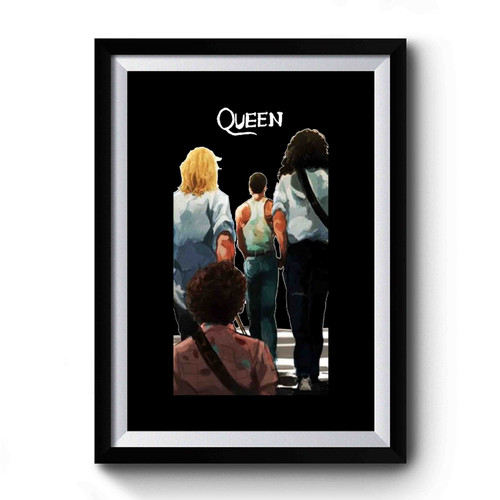 Queen Bohemian Rhapsody Vintage Retro Premium Poster
