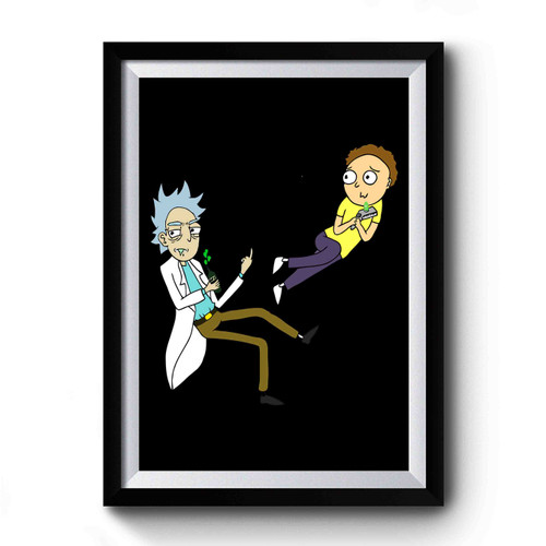 Rick And Morty 1 Art Simple Premium Poster